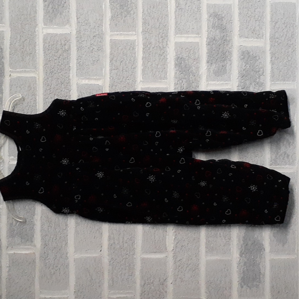 Oshkosh B'gosh Baby B'gosh 100% Cotton Black Overalls Size 24 Months